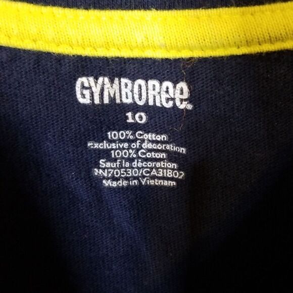 Gymboree Party Bear Long Sleeve Navy T-Shirt - Picture 2 of 6